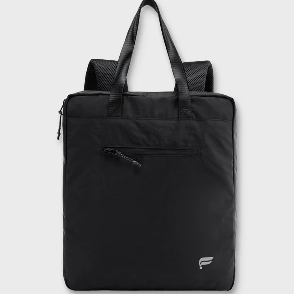 FABLETICS “commuter” Black Convertible Tote Backpack - Nylon 🎒